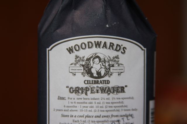 woodwards gripe water content